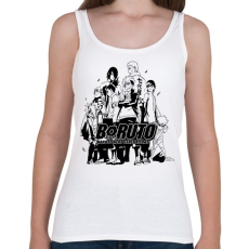 PRINTFASHION Boruto - Női atléta - Fehér