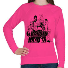 PRINTFASHION Boruto - Női pulóver - Fukszia női pulóver, kardigán