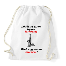 PRINTFASHION borvirág - Sportzsák, Tornazsák - Fehér tornazsák