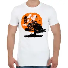 PRINTFASHION bosai - Férfi póló - Fehér férfi póló