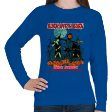 PRINTFASHION Boszorkányégetés - Női pulóver - Királykék