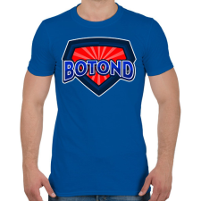 PRINTFASHION BOTOND - Férfi póló - Királykék férfi póló