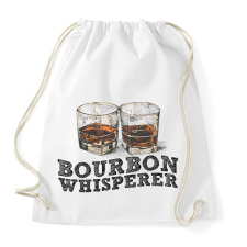 PRINTFASHION Bourbon Whisperer - Sportzsák, Tornazsák - Fehér tornazsák