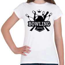 PRINTFASHION Bowling mester - Női póló - Fehér női póló