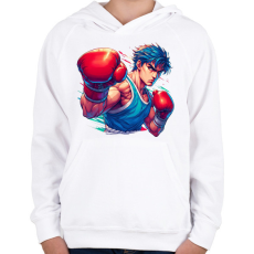 PRINTFASHION Box - Gyerek kapucnis pulóver - Fehér