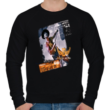 PRINTFASHION BOY - Férfi pulóver - Fekete férfi pulóver, kardigán