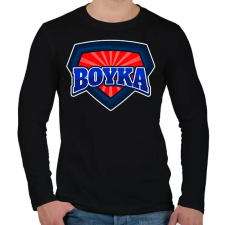 PRINTFASHION BOYKA - Férfi hosszú ujjú póló - Fekete férfi póló