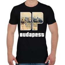 PRINTFASHION bp budapest - Férfi póló - Fekete férfi póló