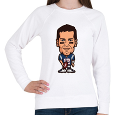 PRINTFASHION Brady - Női pulóver - Fehér