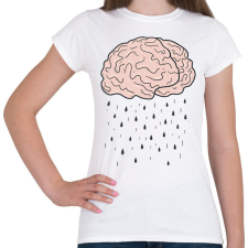 PRINTFASHION Brainstorming - Női póló - Fehér női póló