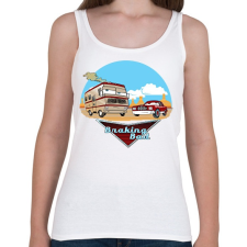 PRINTFASHION Braking bad kocsik - Női atléta - Fehér női trikó