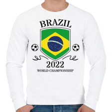 PRINTFASHION Brazil 2022 - Férfi pulóver - Fehér férfi pulóver, kardigán