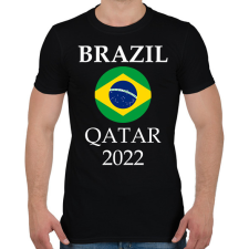 PRINTFASHION Brazil 2022 Qatar - Férfi póló - Fekete férfi póló