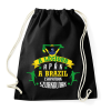 PRINTFASHION Brazil csapat - Sportzsák, Tornazsák - Fekete