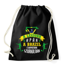 PRINTFASHION Brazil csapat - Sportzsák, Tornazsák - Fekete tornazsák