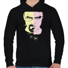 PRINTFASHION brBA - Férfi kapucnis pulóver - Fekete férfi pulóver, kardigán