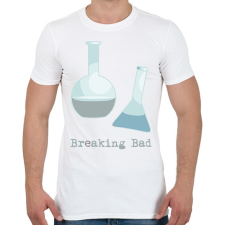 PRINTFASHION Breaking bad - Férfi póló - Fehér férfi póló