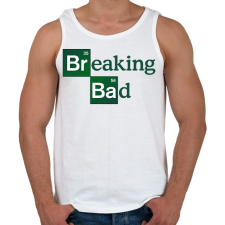 PRINTFASHION Breaking Bad Logo - Férfi atléta - Fehér atléta, trikó