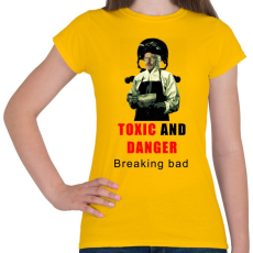 PRINTFASHION Breaking bad - Női póló - Sárga