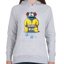 PRINTFASHION Breaking cookies - Női kapucnis pulóver - Sport szürke női pulóver, kardigán