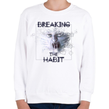 PRINTFASHION breakingthehabbit-01.png - Gyerek pulóver - Fehér gyerek pulóver, kardigán