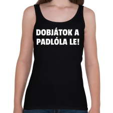 PRINTFASHION BRIAN ÉLETE - Női atléta - Fekete női trikó