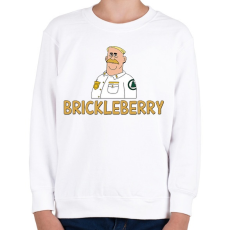 PRINTFASHION Brickleberry: Woody - Gyerek pulóver - Fehér