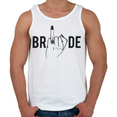 PRINTFASHION Bride - Férfi atléta - Fehér