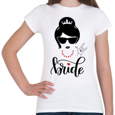 PRINTFASHION Bride - Női póló - Fehér női póló