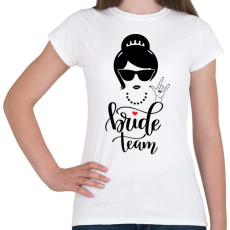 PRINTFASHION Bride Team 1 - Női póló - Fehér