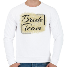 PRINTFASHION bride team - Férfi pulóver - Fehér