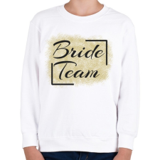 PRINTFASHION bride team - Gyerek pulóver - Fehér gyerek pulóver, kardigán