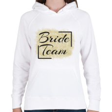 PRINTFASHION bride team - Női kapucnis pulóver - Fehér