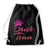 PRINTFASHION Bride team - Sportzsák, Tornazsák - Fekete