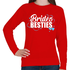 PRINTFASHION Brides BEST - Női pulóver - Piros
