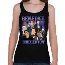 PRINTFASHION Bridgerton Benedict - Női atléta - Fekete