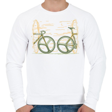 PRINTFASHION Bringa portál - Férfi pulóver - Fehér