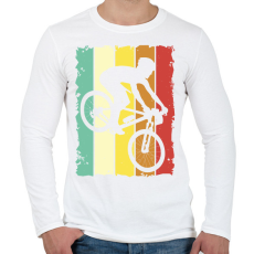 PRINTFASHION Bringás - Férfi hosszú ujjú póló - Fehér