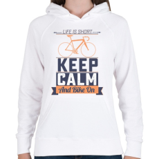 PRINTFASHION Bringázásra fel! - Női kapucnis pulóver - Fehér