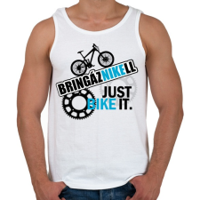 PRINTFASHION bringáznikell - Férfi atléta - Fehér atléta, trikó