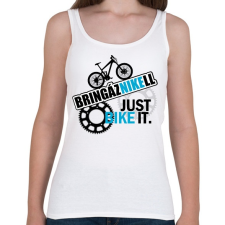 PRINTFASHION bringáznikell - Női atléta - Fehér női trikó