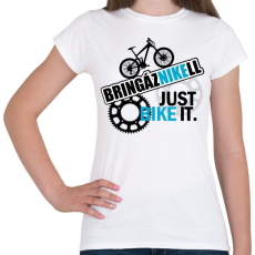 PRINTFASHION bringáznikell - Női póló - Fehér