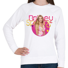 PRINTFASHION britney-fantasy2 - Női pulóver - Fehér női pulóver, kardigán