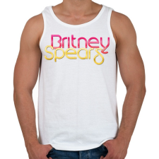 PRINTFASHION britney-fantasy3 - Férfi atléta - Fehér atléta, trikó