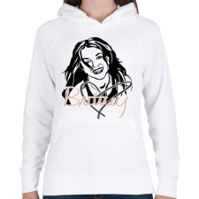 PRINTFASHION britney spears dream2 - Női kapucnis pulóver - Fehér női pulóver, kardigán