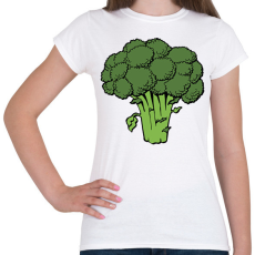 PRINTFASHION Brokkoli - Női póló - Fehér