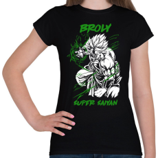 PRINTFASHION Broly - Női póló - Fekete