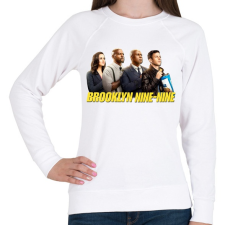 PRINTFASHION Brooklyn Nine-nine - Női pulóver - Fehér női pulóver, kardigán
