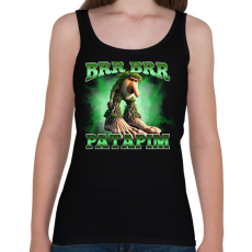 PRINTFASHION Brr brr patapim - Női atléta - Fekete