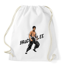 PRINTFASHION Bruce Lee - Sportzsák, Tornazsák - Fehér tornazsák